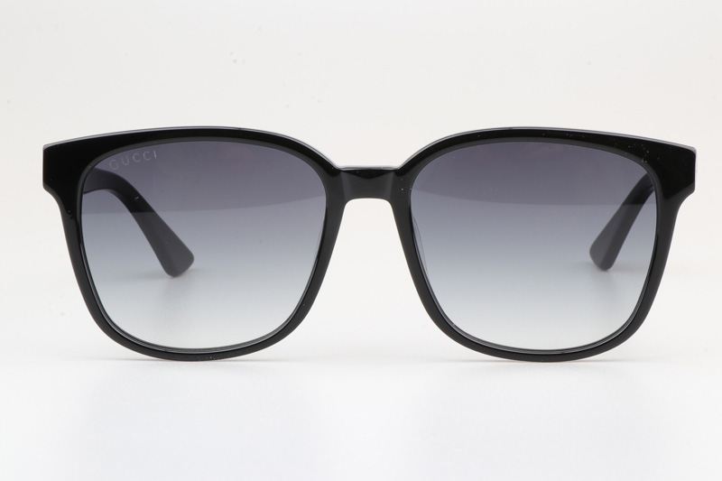 GG0637SK Sunglasses Black Gradient Gray