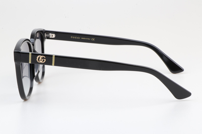 GG0637SK Sunglasses Black Gradient Gray