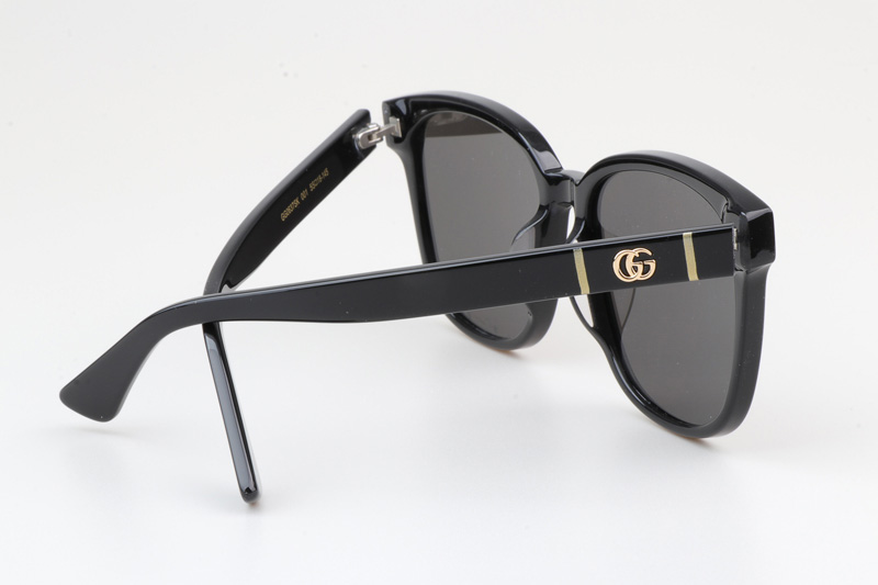 GG0637SK Sunglasses Black Gray