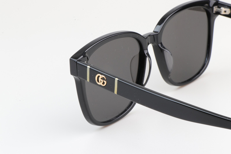 GG0637SK Sunglasses Black Gray