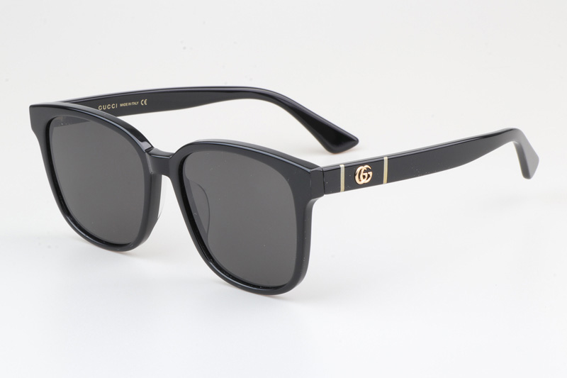 GG0637SK Sunglasses Black Gray