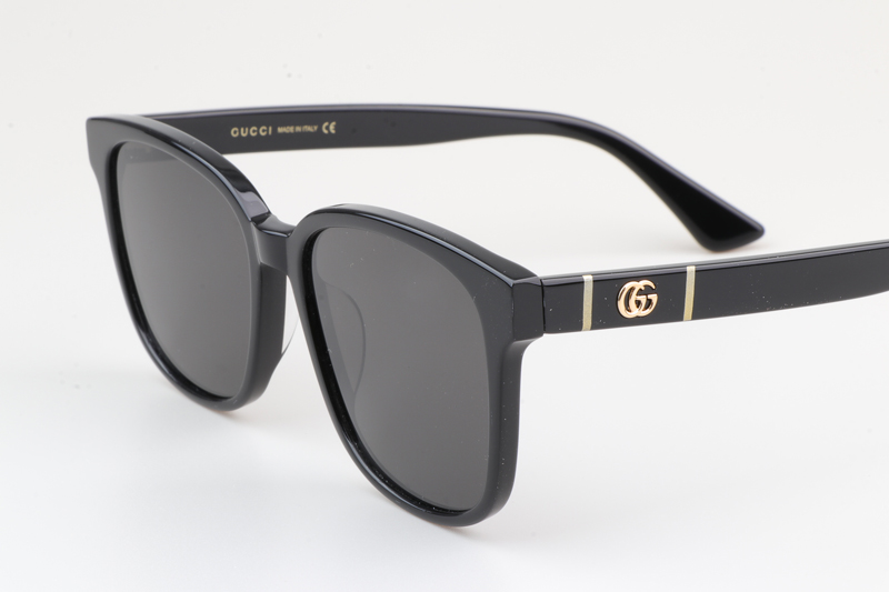 GG0637SK Sunglasses Black Gray