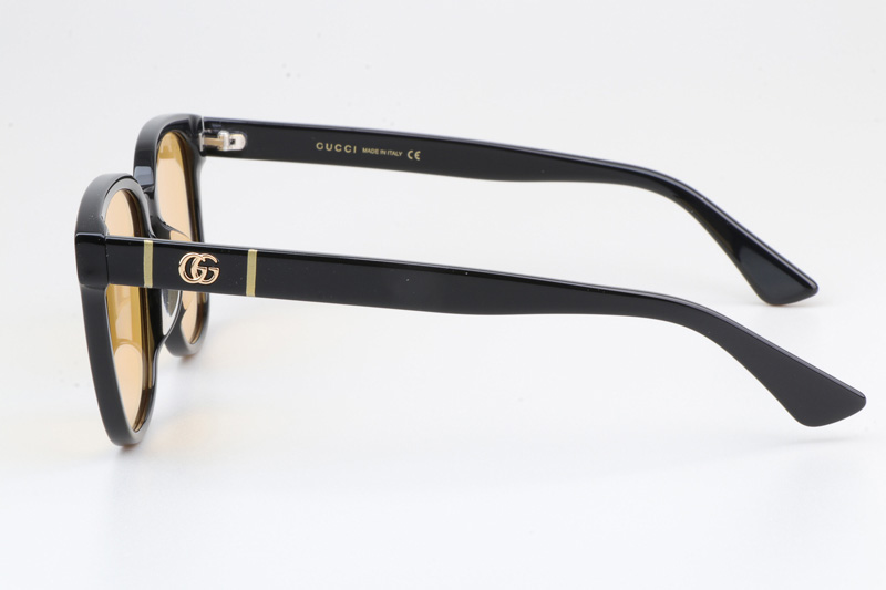 GG0637SK Sunglasses Black Yellow