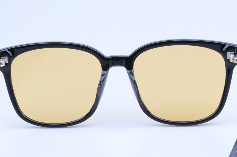 GG0637SK Sunglasses Black Yellow