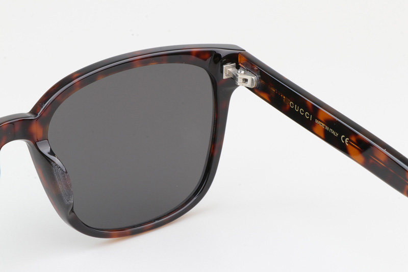 GG0637SK Sunglasses Tortoise Gray