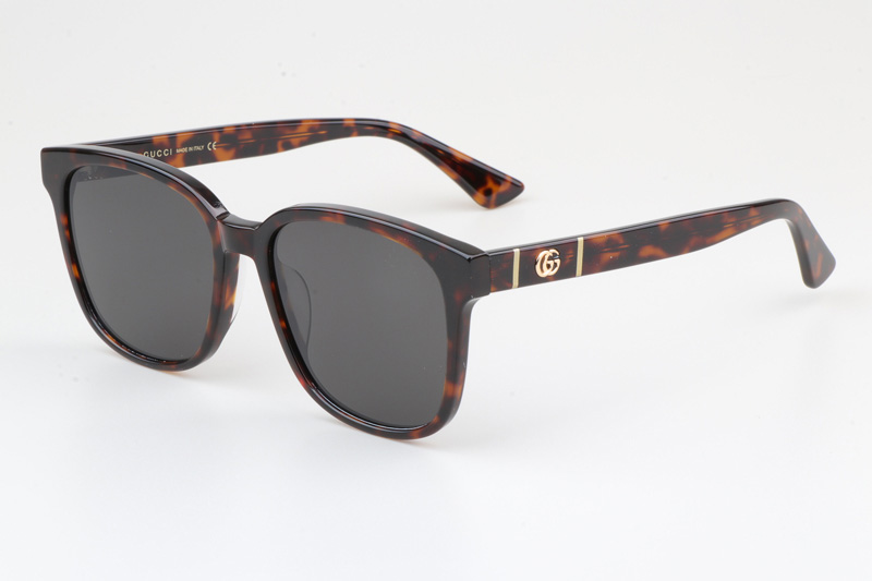 GG0637SK Sunglasses Tortoise Gray