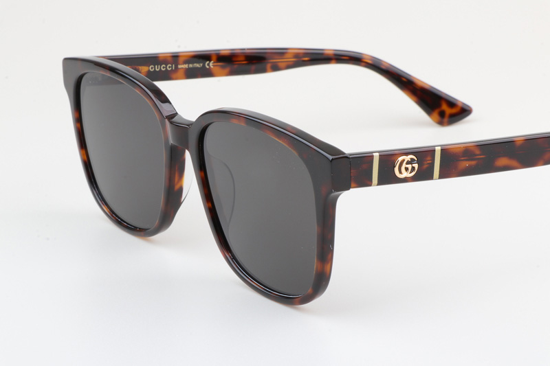 GG0637SK Sunglasses Tortoise Gray