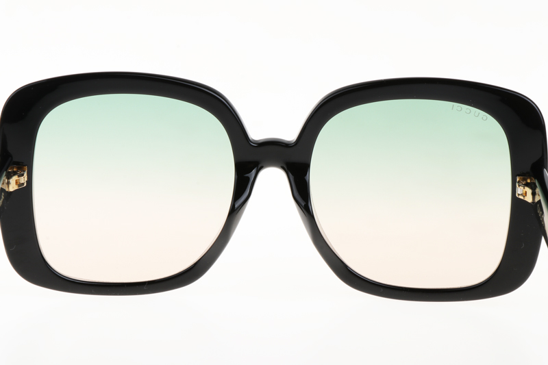 GG0713S Sunglasses In Black Gradient Green