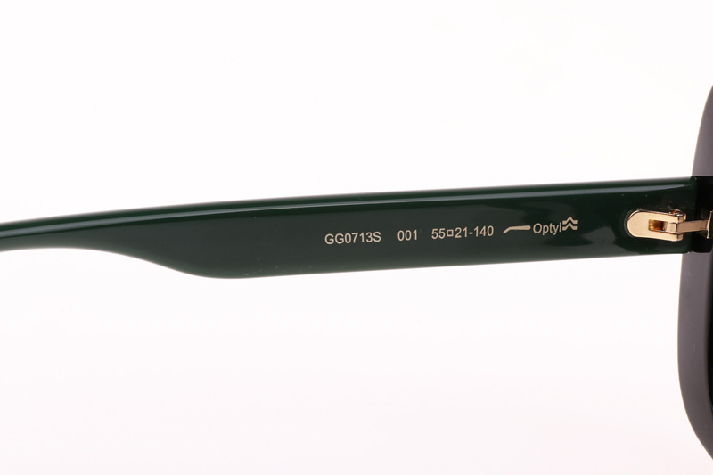 GG0713S Sunglasses In Black Green