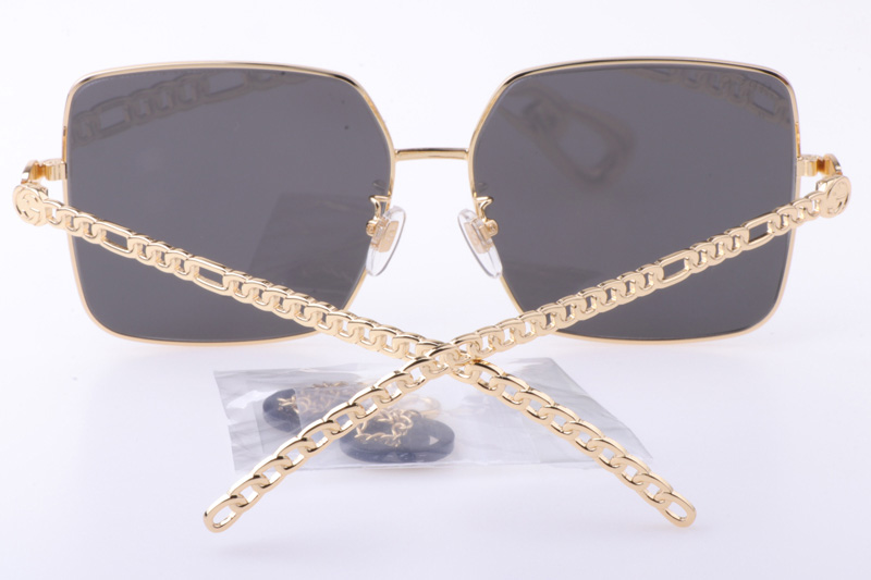 GG0724S Sunglasses In Gold Grey