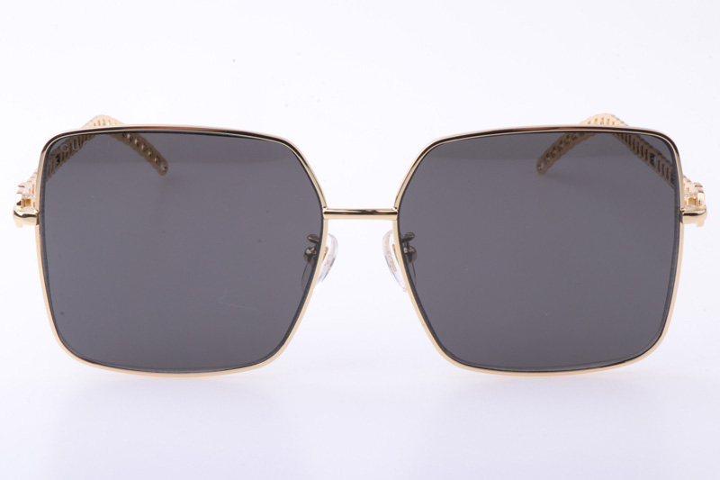 GG0724S Sunglasses In Gold Grey