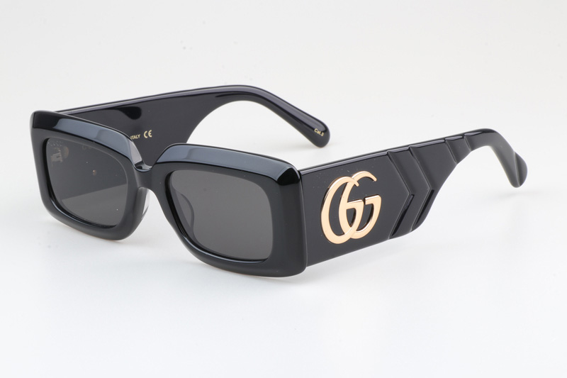 GG0811S Sunglasses Black Gray