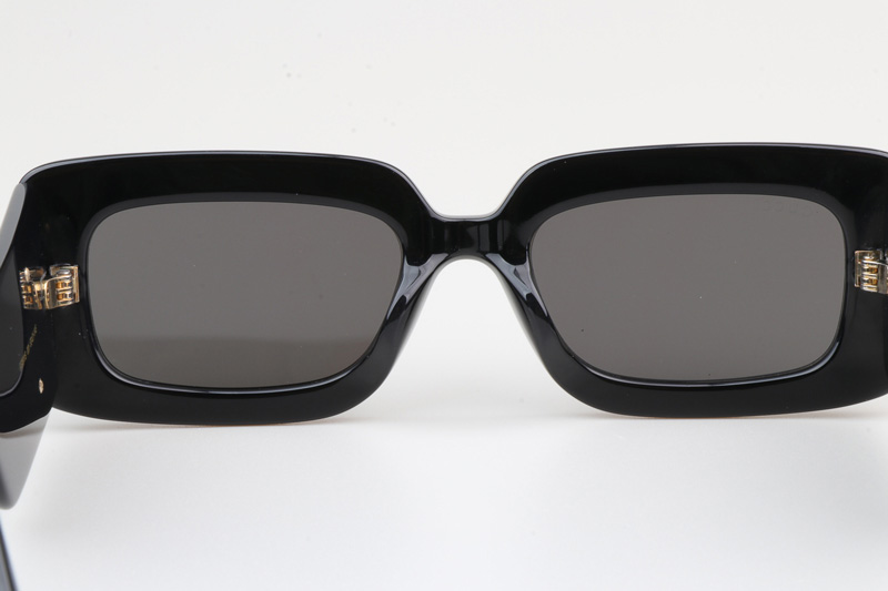 GG0811S Sunglasses Black Gray