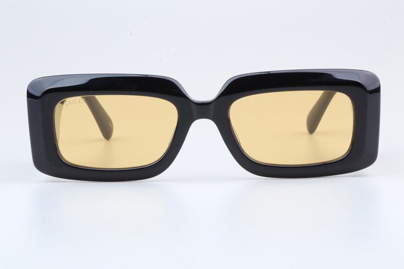 GG0811S Sunglasses Black Yellow