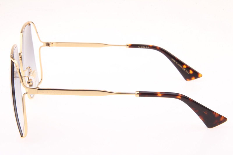 GG0817S Sunglasses In Gold Tortoise