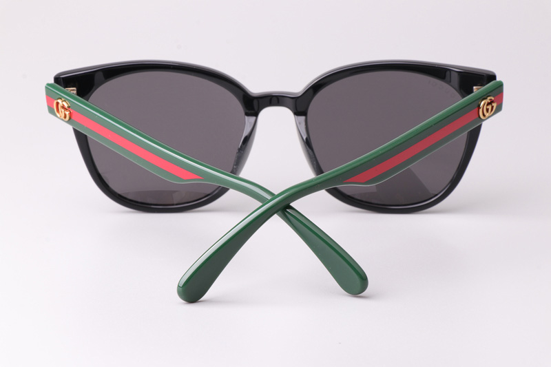 GG0855SK Sunglasses Black Green Gray