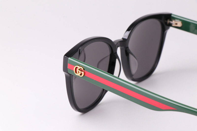 GG0855SK Sunglasses Black Green Gray