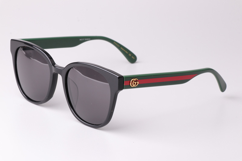 GG0855SK Sunglasses Black Green Gray