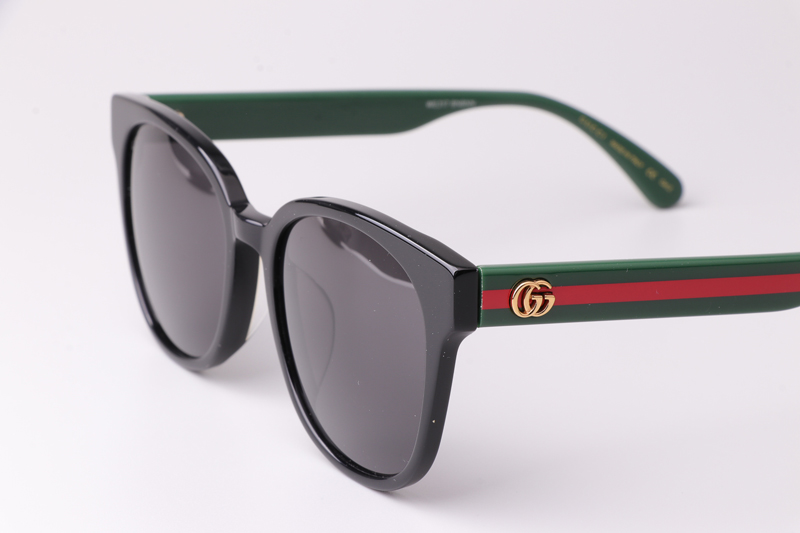 GG0855SK Sunglasses Black Green Gray