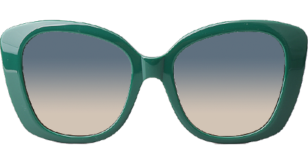 GG0860S Sunglasses Green Gradient Blue