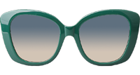 GG0860S Sunglasses Green Gradient Blue