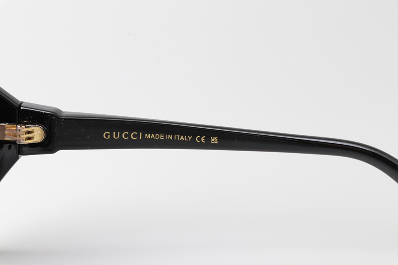 GG0876S Sunglasses Black Gradient Gray