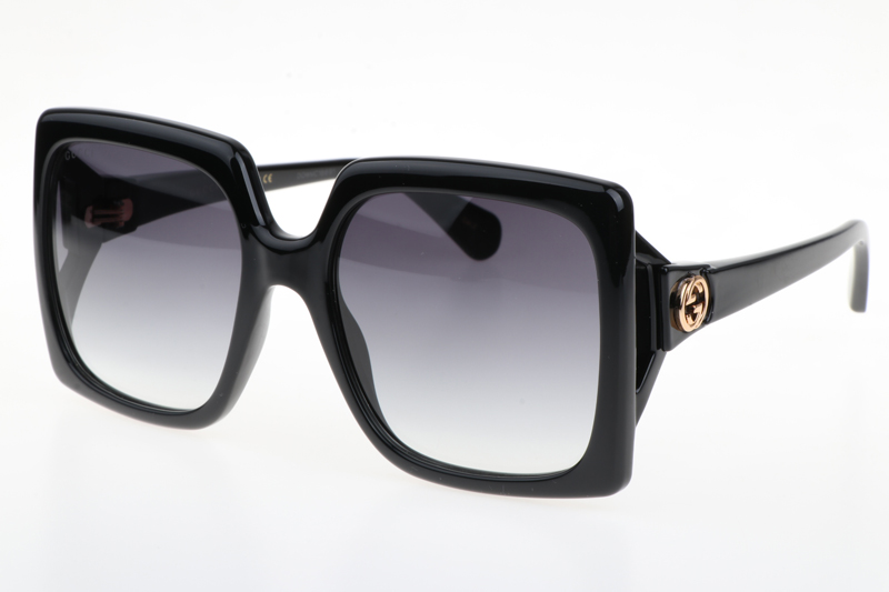 GG0876S Sunglasses In Black Gradient Grey