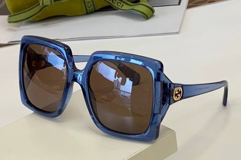 GG0876S Sunglasses In Blue