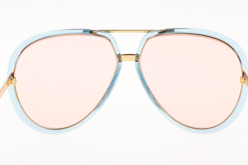 GG0904S Sunglasses In Blue Gold