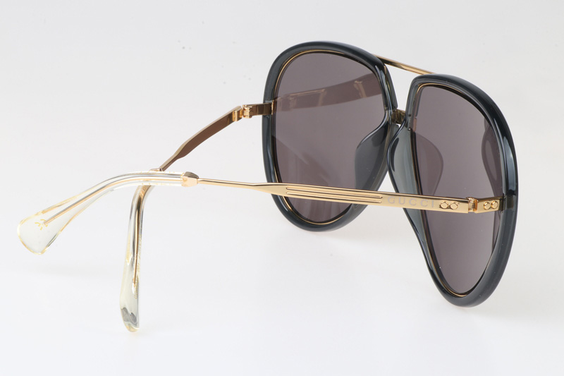 GG0904S Sunglasses In Grey Gold