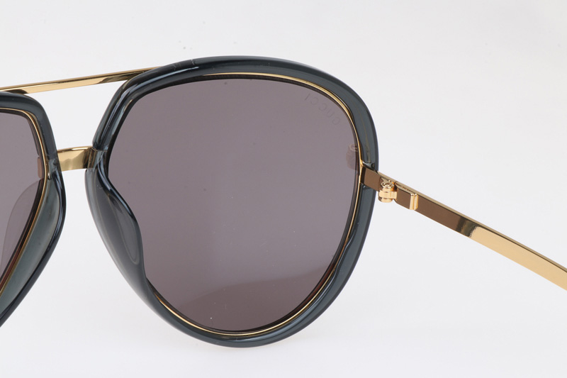 GG0904S Sunglasses In Grey Gold