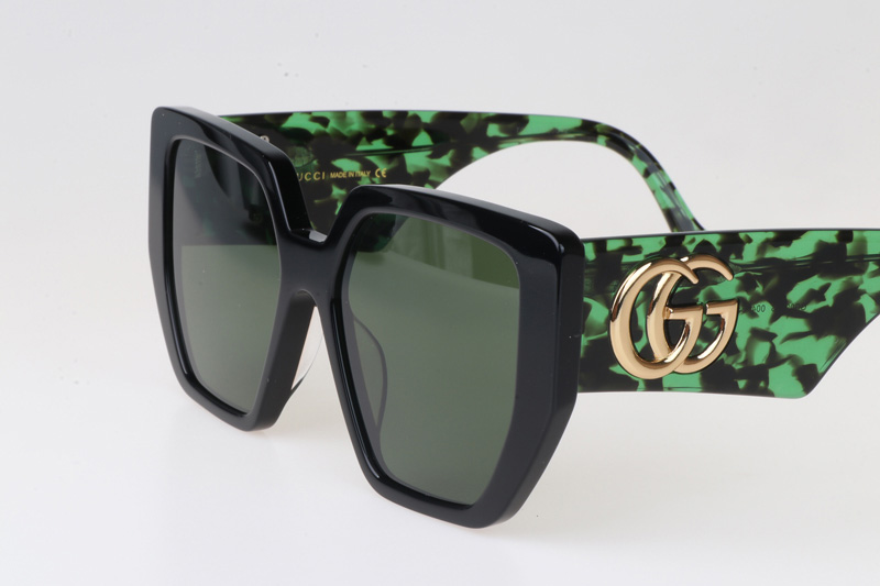 GG0956S Sunglasses In Green Gold