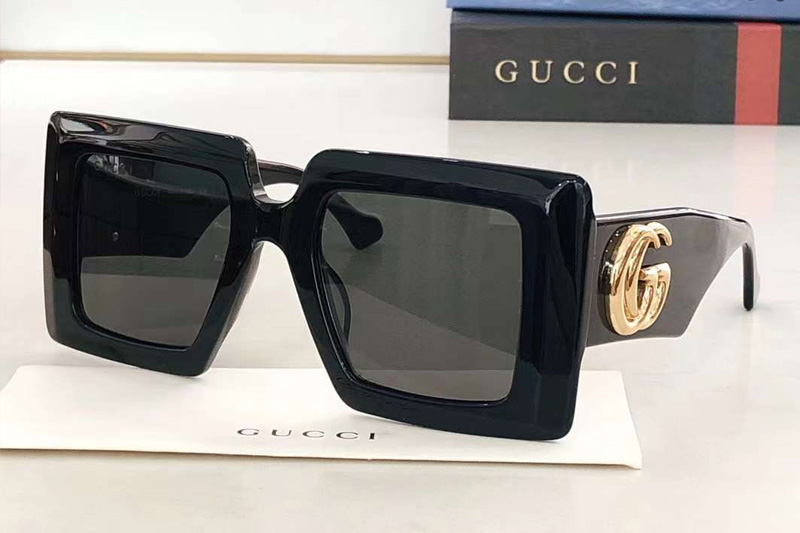 GG0997S Sunglasses Black Gray