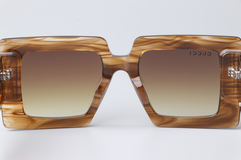 GG0997S Sunglasses Brown Gradient Brown