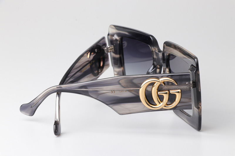 GG0997S Sunglasses Gray Gradient Gray