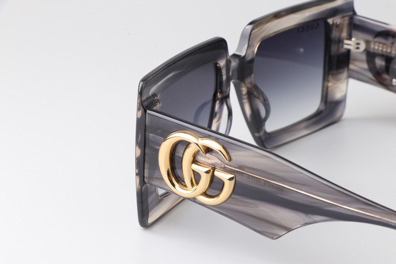 GG0997S Sunglasses Gray Gradient Gray