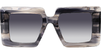 GG0997S Sunglasses Gray Gradient Gray