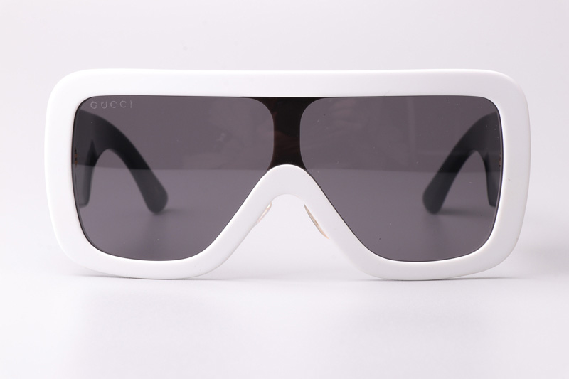 GG1011S Sunglasses White Black Gray