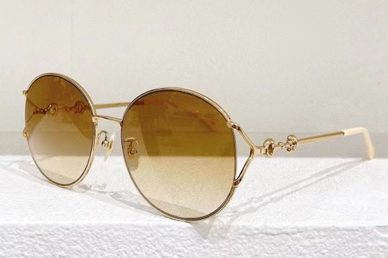 GG1017SK Sunglasses In Gold Gradient Yellow