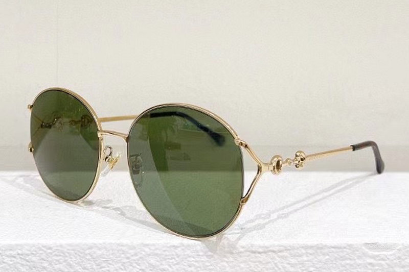 GG1017SK Sunglasses In Gold Green