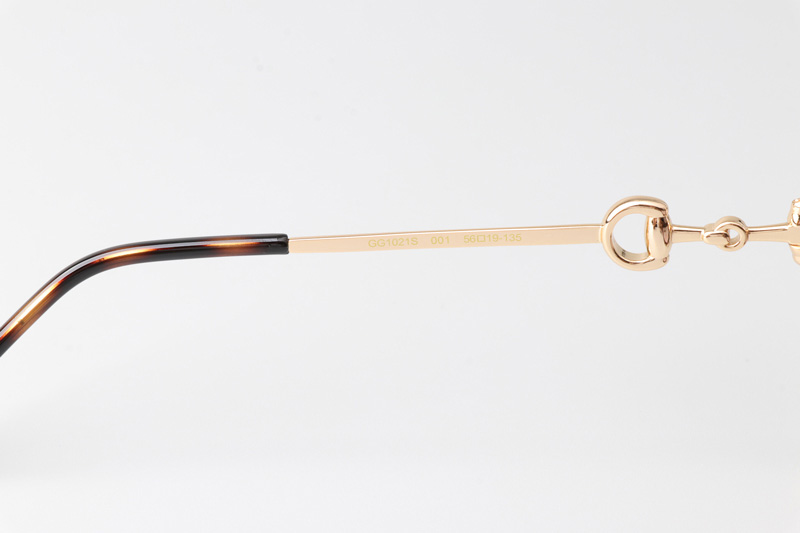 GG1021S Sunglasses Tortoise Gold Gradient Pink