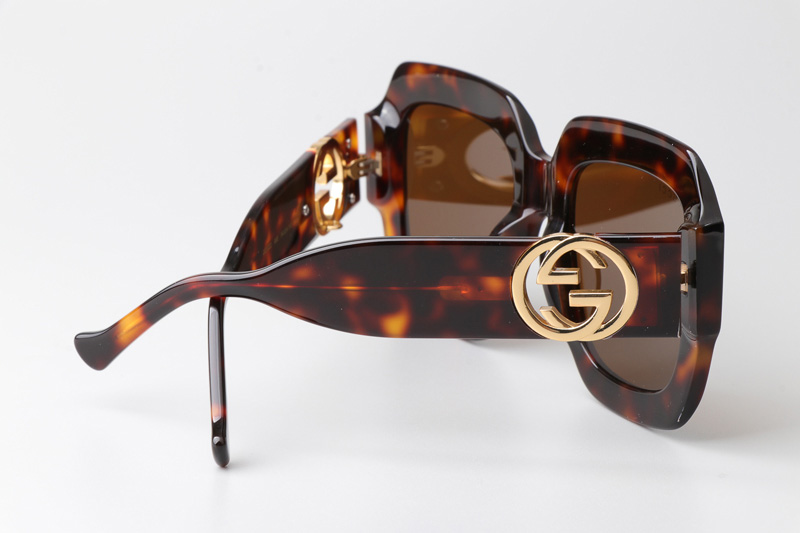 GG1022S Sunglasses Tortoise Brown