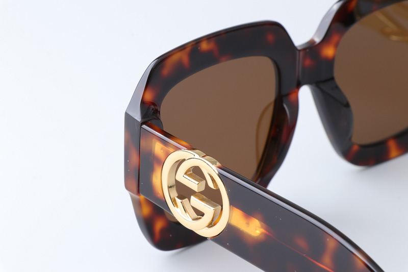 GG1022S Sunglasses Tortoise Brown