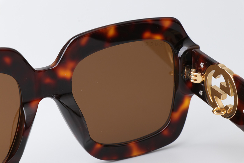 GG1022S Sunglasses Tortoise Brown