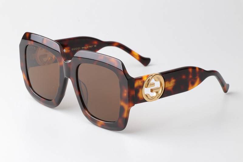 GG1022S Sunglasses Tortoise Brown