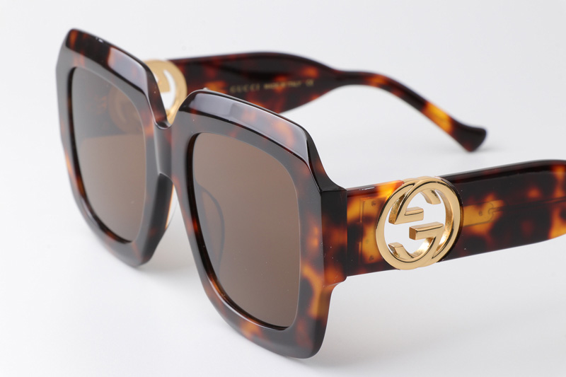 GG1022S Sunglasses Tortoise Brown