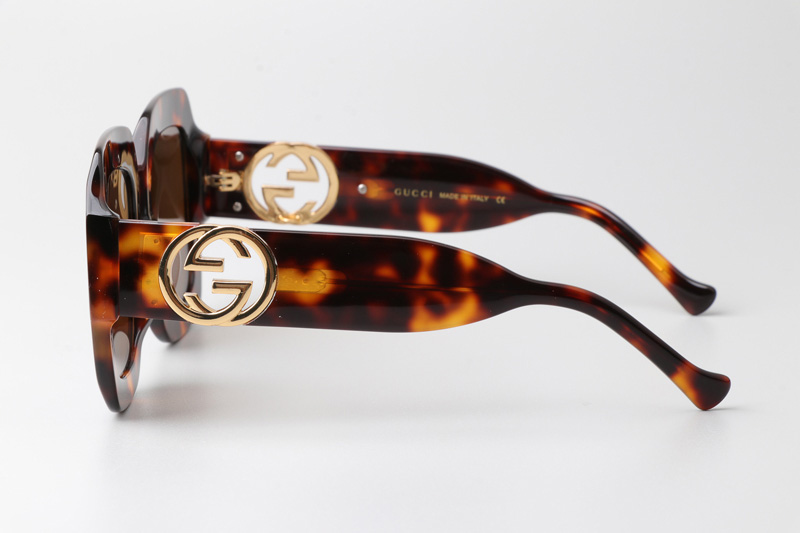GG1022S Sunglasses Tortoise Brown