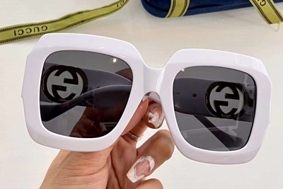 GG1022S Sunglasses White Gray