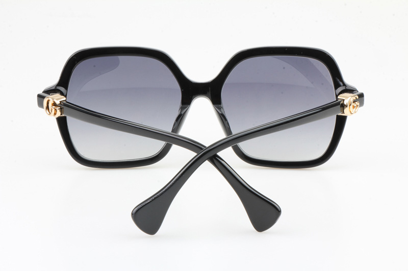 GG1072S Sunglasses Black Gradient Gray