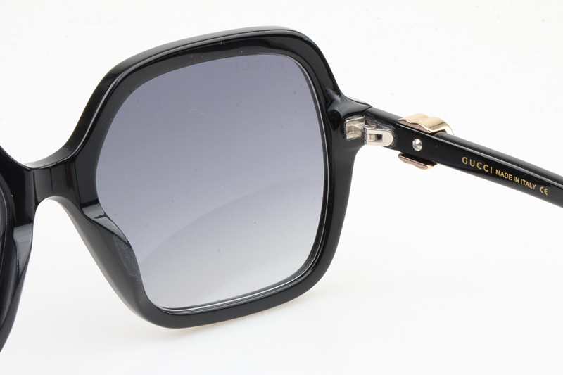 GG1072S Sunglasses Black Gradient Gray